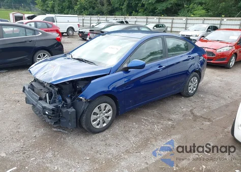 2017 Hyundai Accent Se из США, поврежденный, VIN KMHCT4AE9HU255512